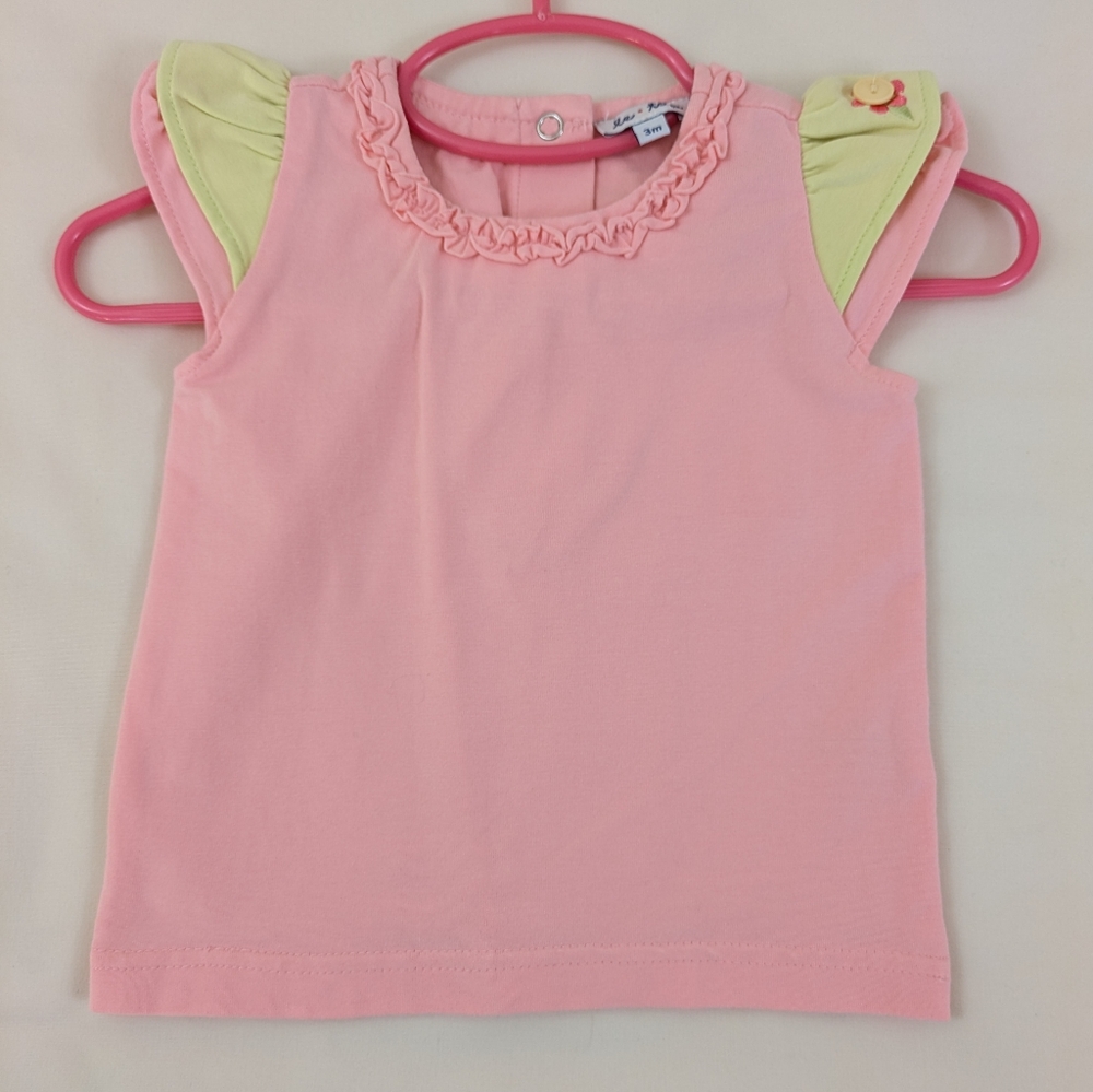 Le Top Pink Top ~ 3 mo